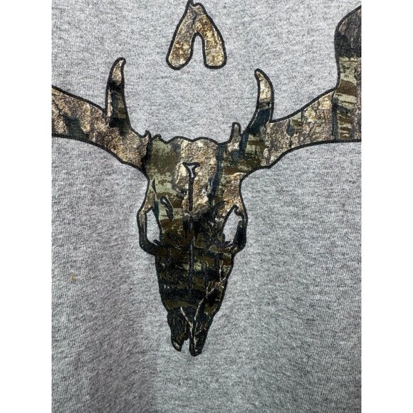 Bone Collector Long Sleeve T Shirt Mens XL Gray Deer Hunting Camo - Picture 2 of 10